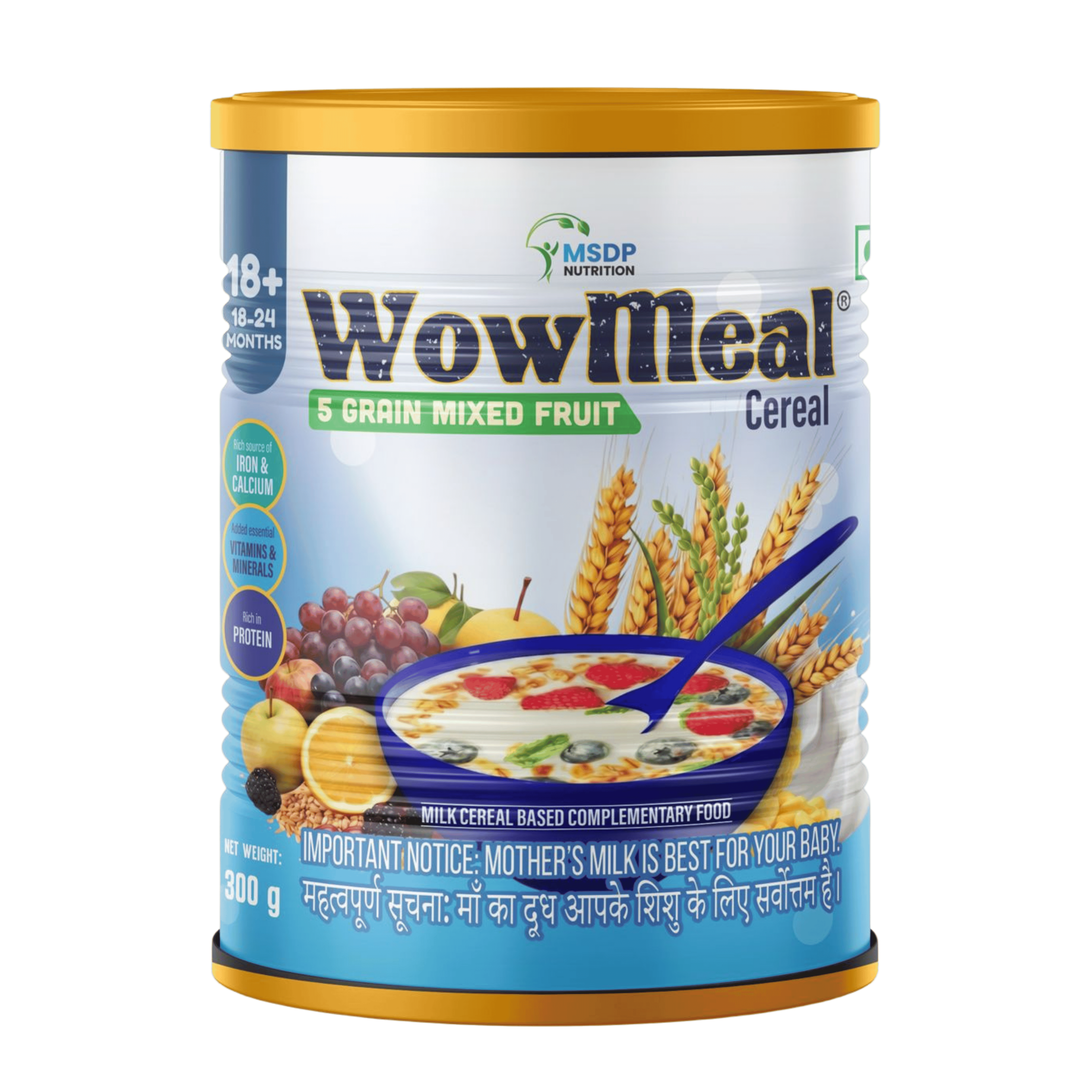 WOWMEAL 5 Grains & Mixedfruit